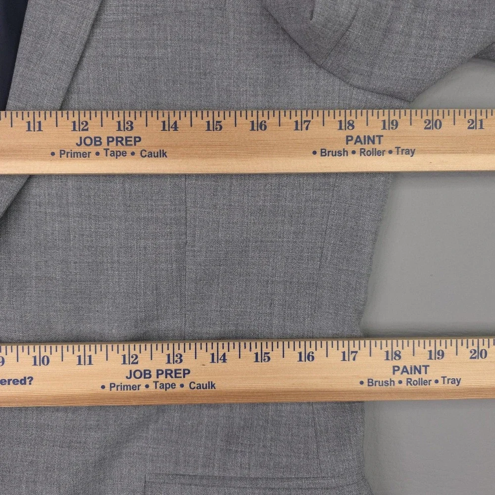 J Crew Blazer Mens 36 Short Gray Wool Thompson Classic Fit Suit Jacket Preppy